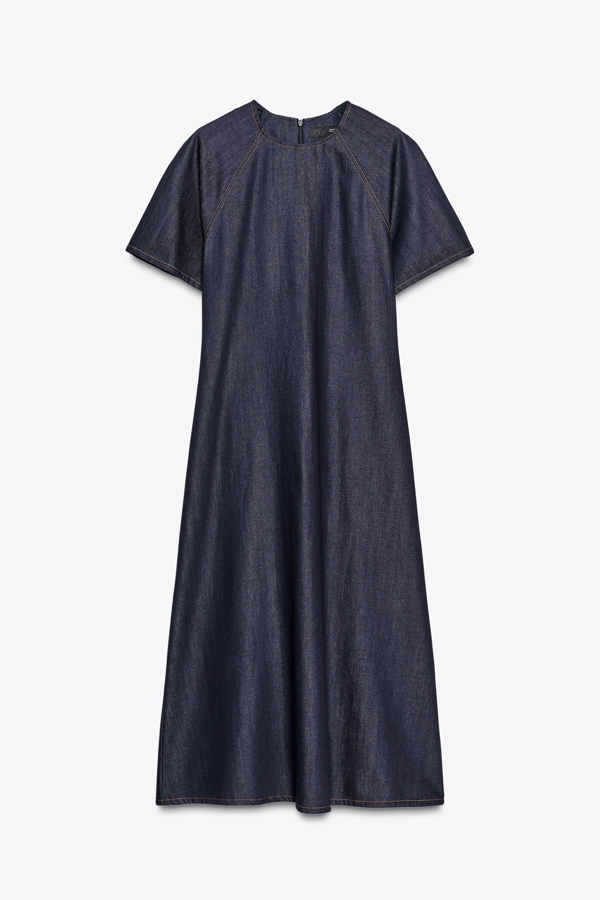 ZW COLLECTION DENIM LONG DRESS